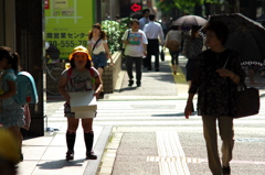 夏の日、街の人　#10