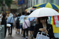 夏の日、街の人　#4
