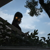 「Through a window」