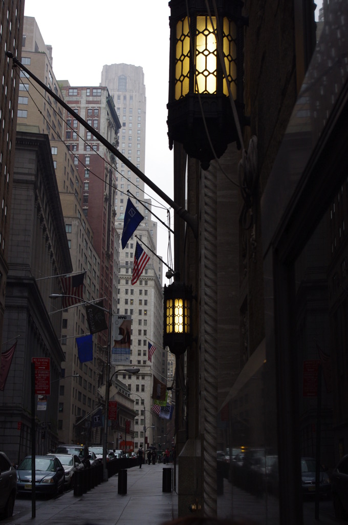 休日の静かなWall街