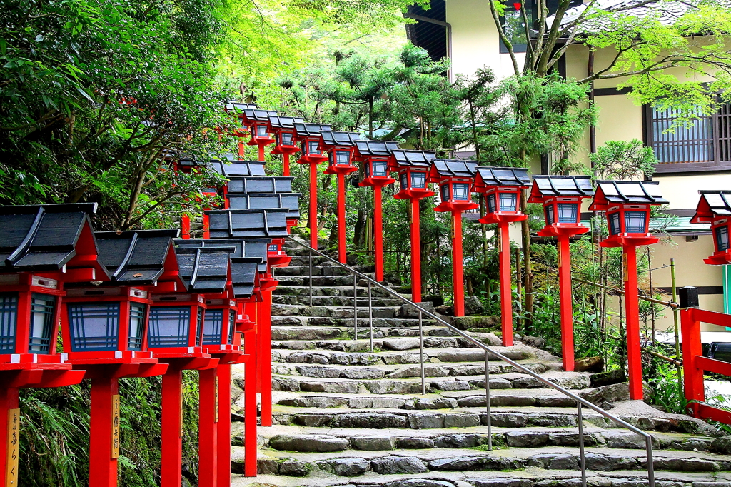 貴船神社 本宮表参道