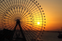 大阪湾夕景