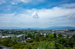 永観堂　多宝塔からの景色