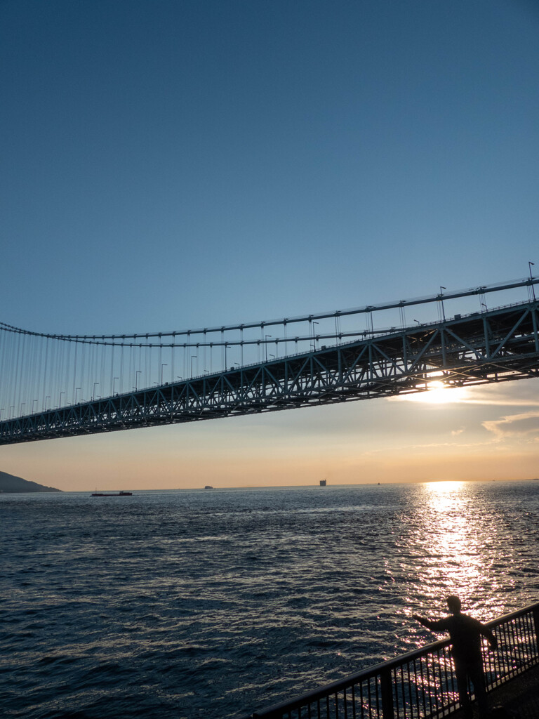 舞子公園の夕べ