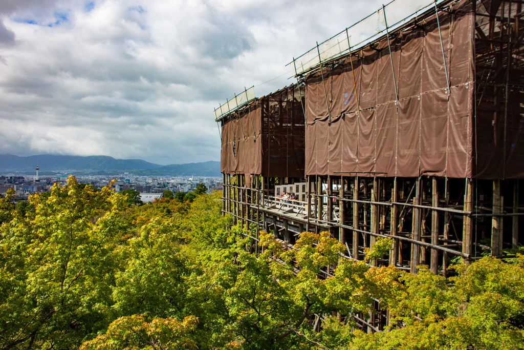 清水寺にて