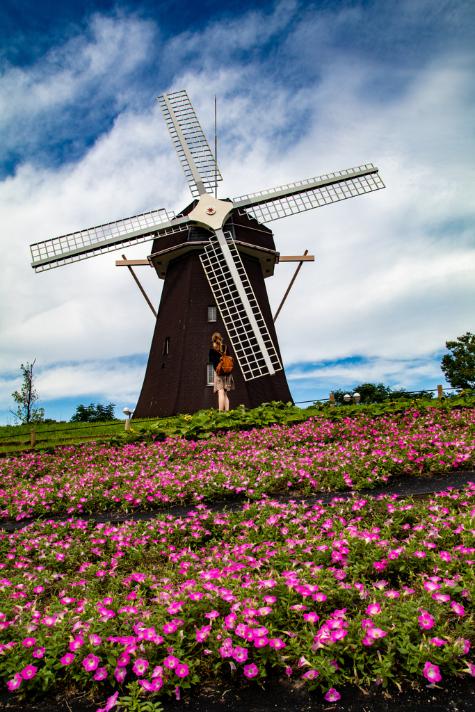 鶴見緑地公園にて