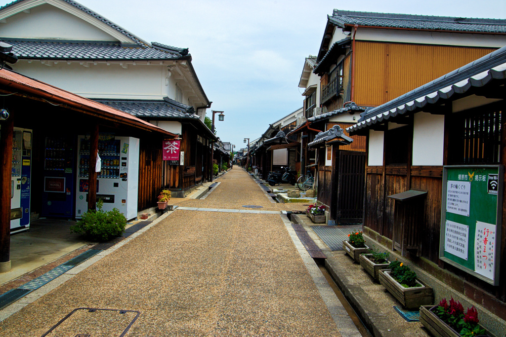 奈良　今井町の街並み