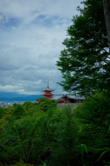 清水寺にて