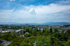 永観堂　多宝塔からの景色