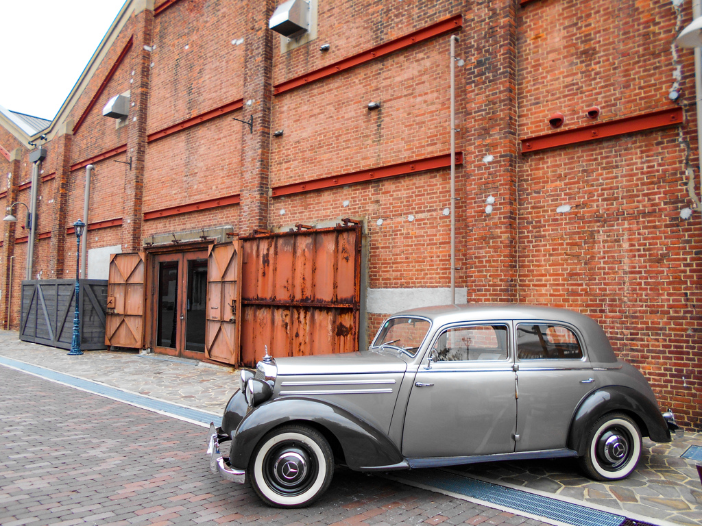 築港赤レンガ倉庫にて