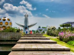 万博記念公園にて