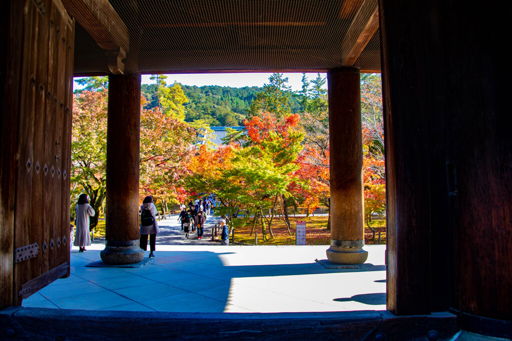 南禅寺にて