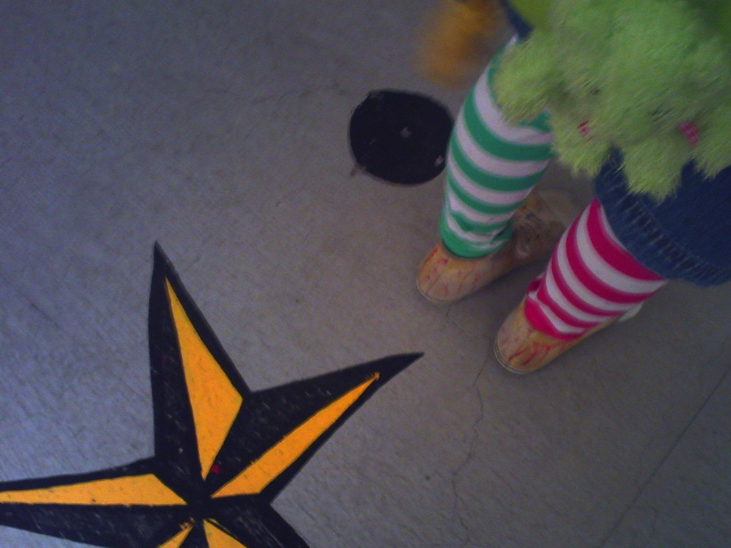 girl and star