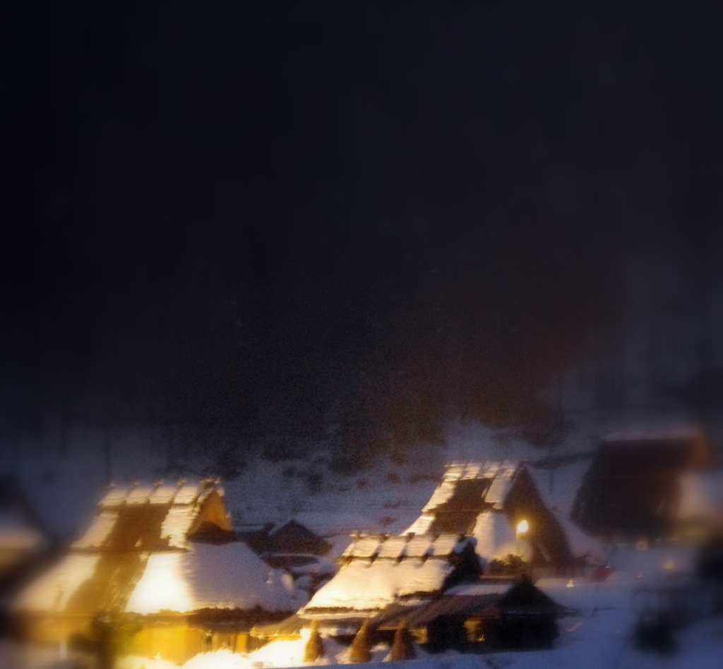 美山の雪灯篭