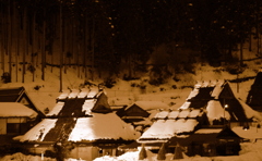 美山の雪灯篭