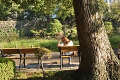 日比谷公園・読書