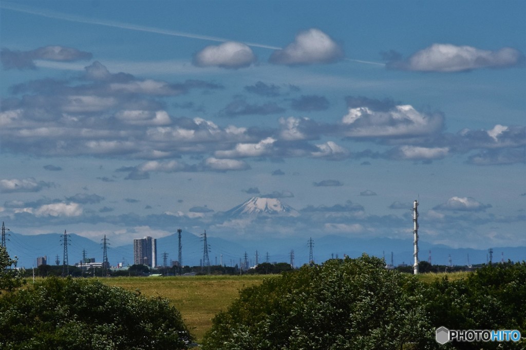 富士山が見えました