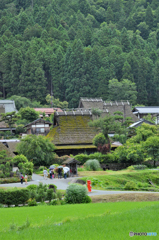 ポストのある風景