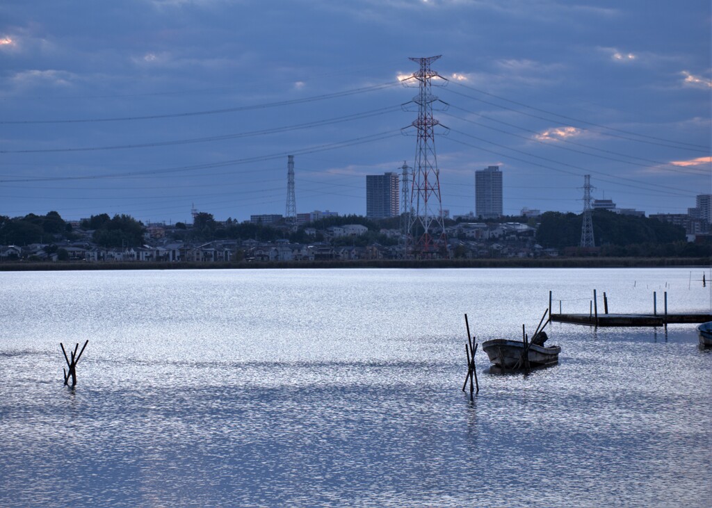 刻々変わる水面