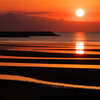 夕日が美しい海岸