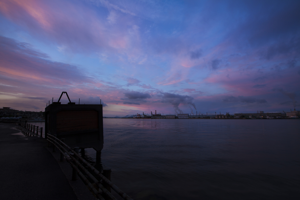 洞海湾の夕暮れ