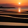 日本一の夕日 真玉海岸