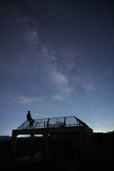 梅雨の中休みに星を見つめる