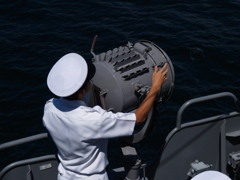 護衛艦せんだい体験航海4