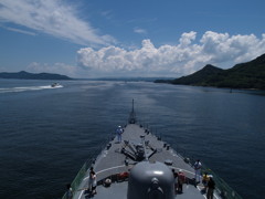 護衛艦せんだい体験航海2