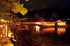 厳島神社ライトアップ