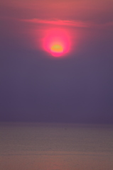 雲焼日没③