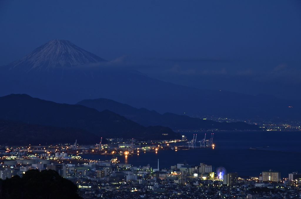 日本平より（トワイライト富士）