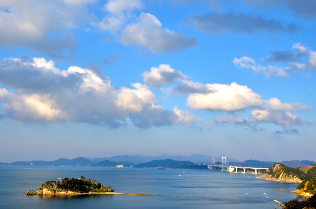 鳴門海峡の朝