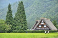 白川郷　秋の気配