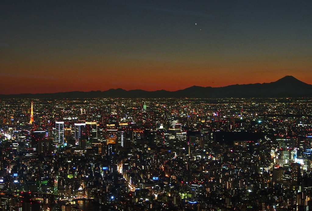 ソラマチからの夕景