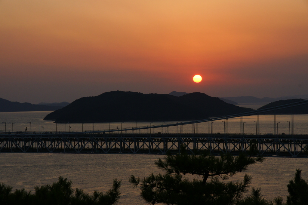 瀬戸の夕日