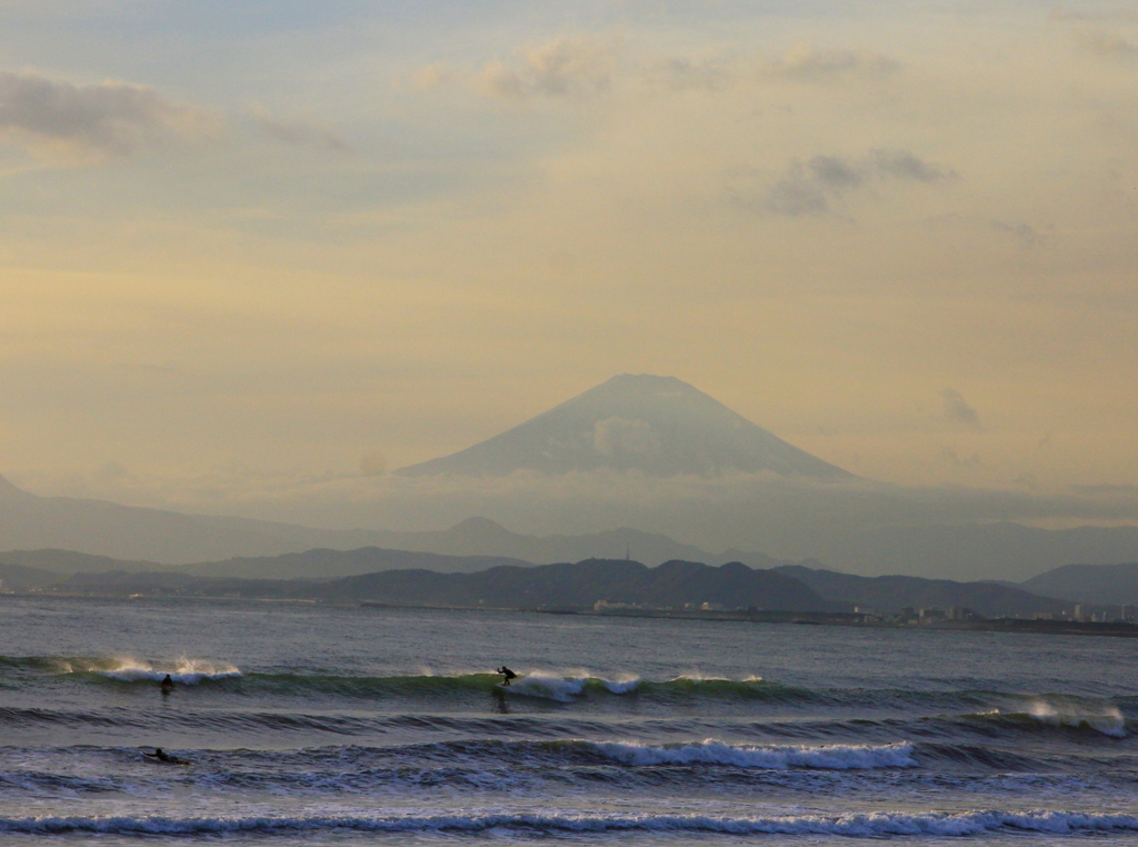 富士山バックに・・・