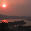 因島の夕日