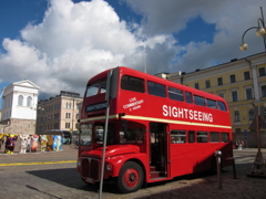 Sightseeing bus
