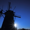 印旛沼・風車　- 蒼に聳ゆ -