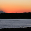 印旛沼・夕景　- 穏やかな秋の夕暮れ -