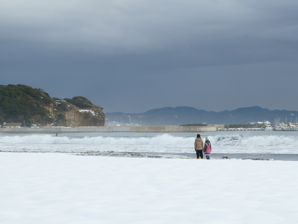 2014冬の片瀬海岸