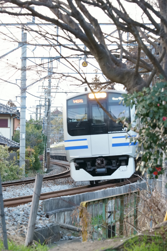 初の電車撮影