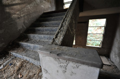 最上階への階段