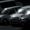 朝の駐車場