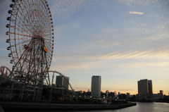 横浜・夕景の観覧車