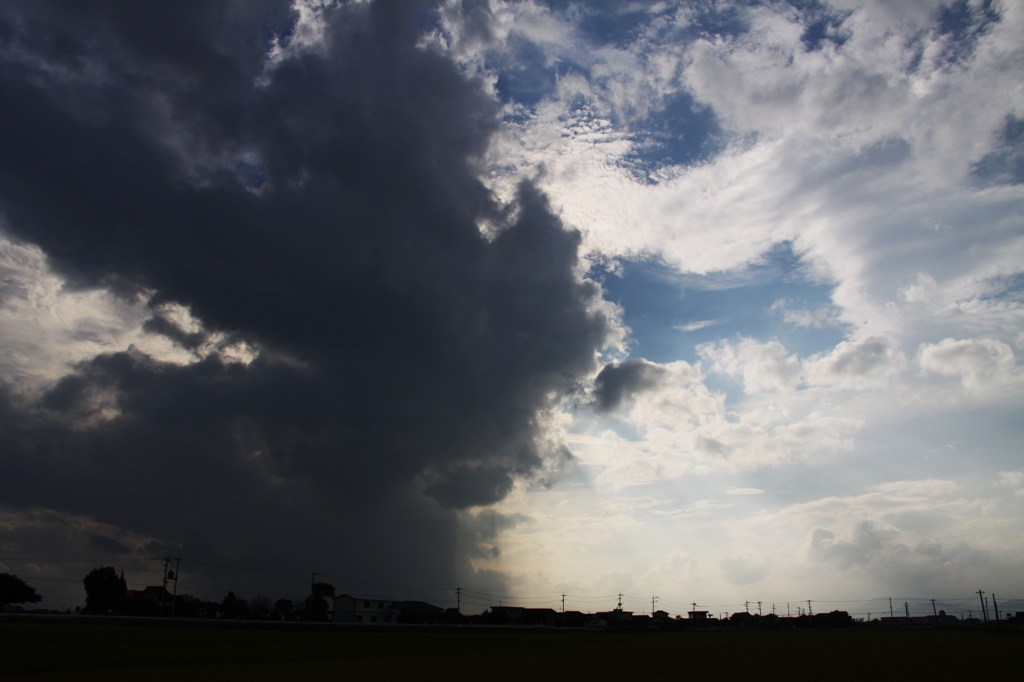 雨と晴れの境界にて