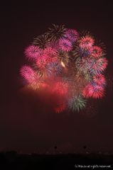 雨上がり、無風、花火