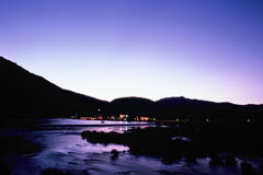 嵐山夕景