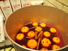 It's going to be hot wine!